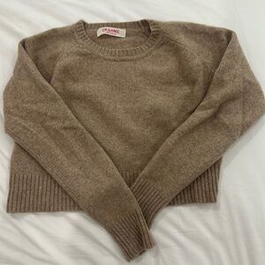 Cropped Cashmere Merino Baby Sweater